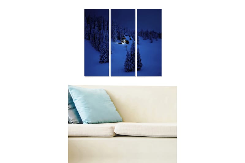 Tavla Scenic 3-pack Flerfärgad - 20x50 cm - Inredning - Tavlor & konst - Canvastavlor