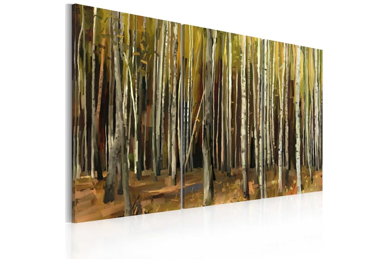 Tavla The mystery of Sherwood Forest triptych 90x60 - Artgeist sp. z o. o. - Canvastavlor