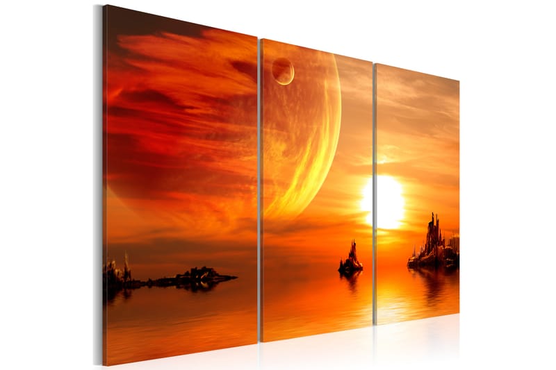 Tavla Utopic twilight 90x60 - Artgeist sp. z o. o. - Inredning - Tavlor & konst - Canvastavlor