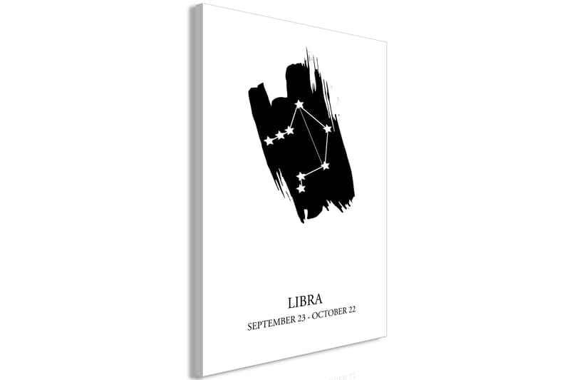 Tavla Zodiac Signs: Libra (1 Part) Vertical 60x90 - Artgeist sp. z o. o. - Canvastavlor