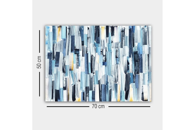 Väggdekor Canvastavla Bract Abstract - 70x50 cm - Canvastavlor