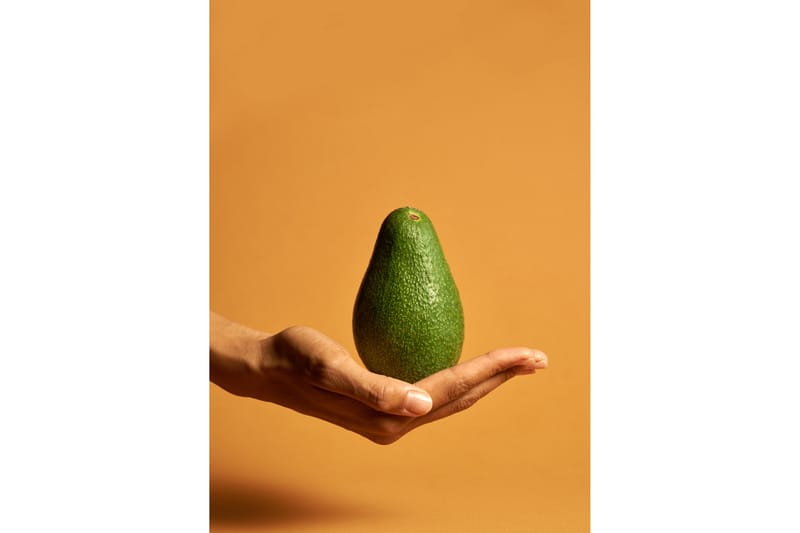 Poster Avocado 50x70 cm - Orange/Grön - Posters & prints