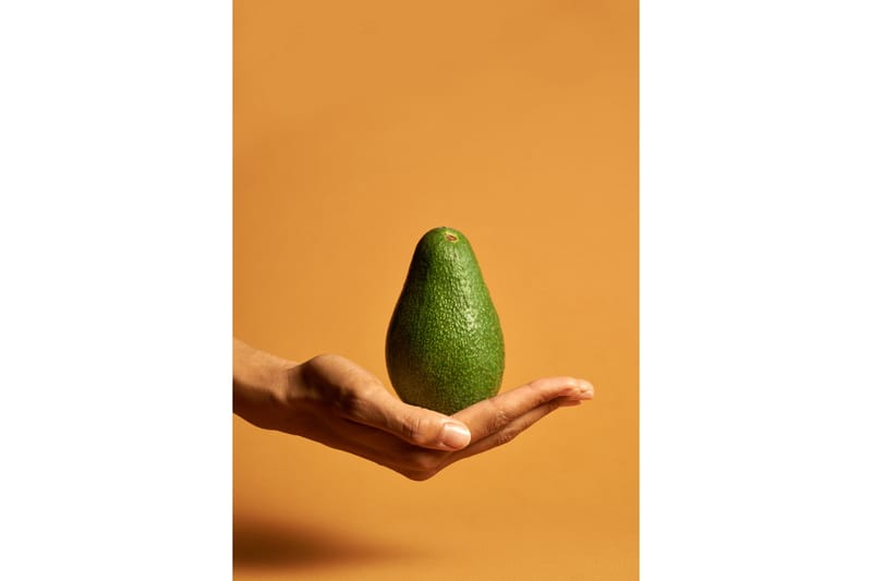 Poster Avocado 70x100 cm - Orange/Grön - Inredning - Tavlor & konst - Posters & prints