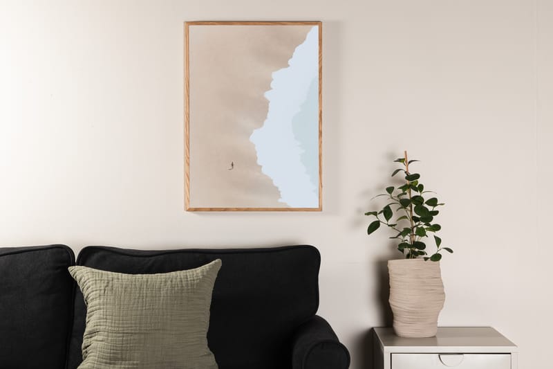 Poster Beach 50x70 cm - Beige - Posters & prints