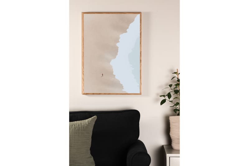 Poster Beach 50x70 cm - Beige - Posters & prints