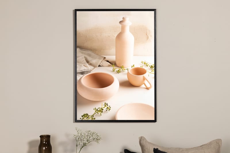 Poster Ceramics 21x30 cm - Beige - Inredning - Tavlor & konst - Posters & prints