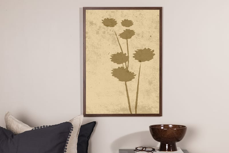 Poster Flower art 21x30 cm - Beige - Inredning - Tavlor & konst - Posters & prints