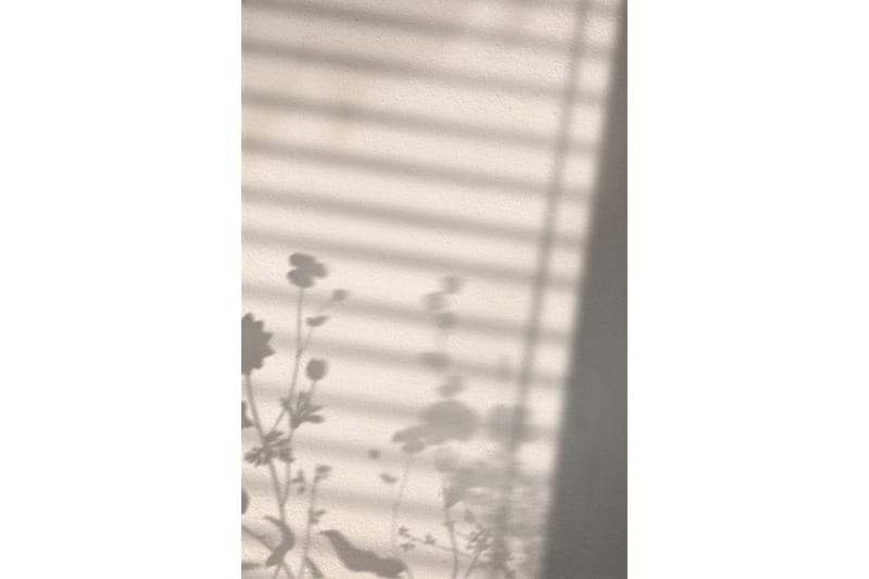 Poster Flower Shadow 30x40 cm - Vit - Inredning - Tavlor & konst - Posters & prints