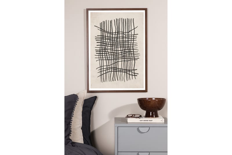 Poster Linework 70x100 cm - Beige/Svart - Posters & prints