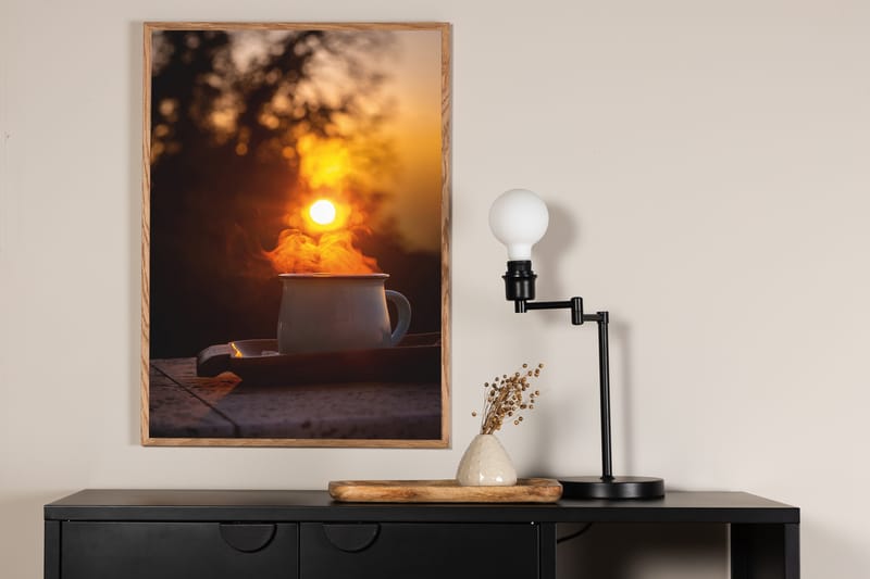 Poster Morning coffee 21x30 cm - Orange/Svart - Inredning - Tavlor & konst - Posters & prints