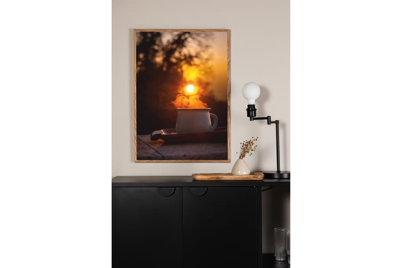 Poster Morning coffee 21x30 cm - Orange/Svart - Inredning - Tavlor & konst - Posters & prints