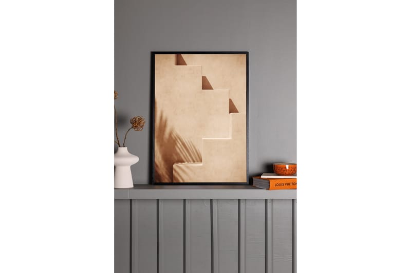 Poster Stairs 50x70 cm - Ljus Orange - Inredning - Tavlor & konst - Posters & prints