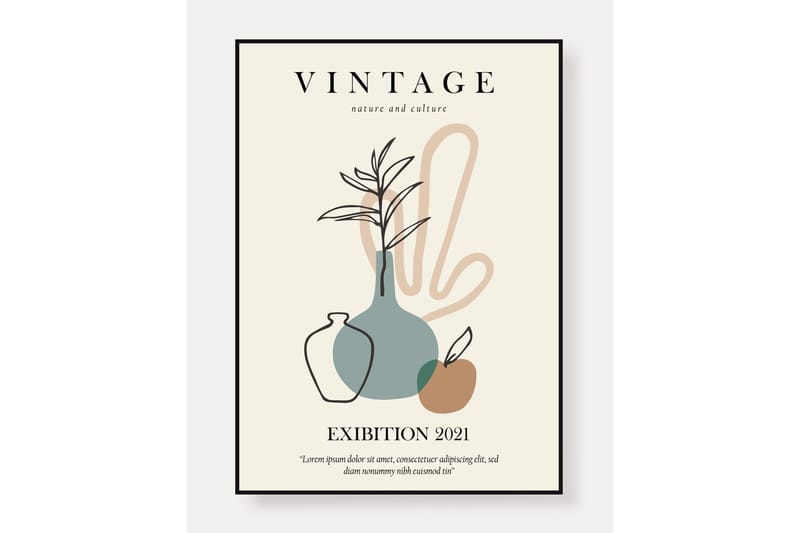 Poster Vintage 30x40 cm - Beige - Posters & prints