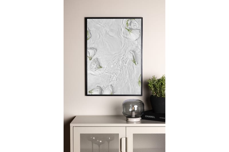 Poster White Roses 21x30 cm - Vit - Inredning - Tavlor & konst - Posters & prints