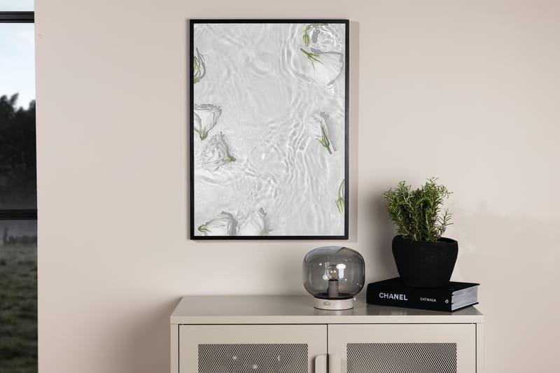 Poster White roses 30x40 cm - Vit - Posters & prints