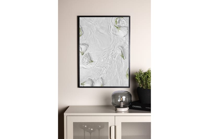 Poster White roses 30x40 cm - Vit - Posters & prints