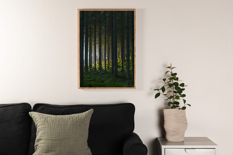 Poster Woods 30x40 cm - Svart/Grön - Posters & prints