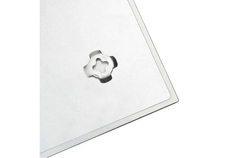 Magnetisk glastavla väggmonterad 80x60 cm - Grå - Whiteboard & glastavla