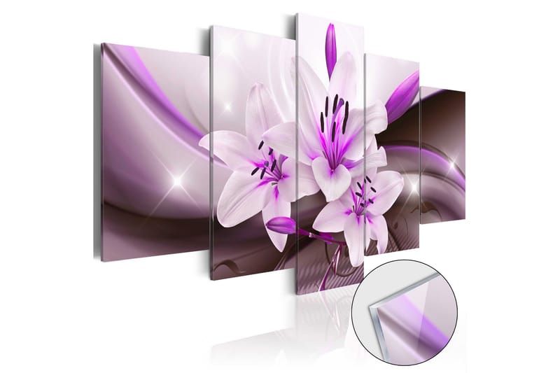 Tavla På Akryl Violet Desert Lily 100x50 - Artgeist sp. z o. o. - Inredning - Tavlor & konst