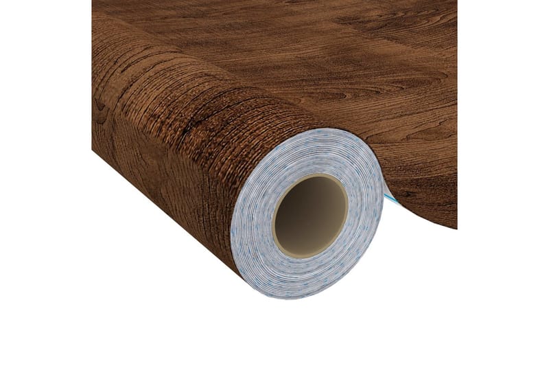 Dörrfolier 4 st mörk ek 210x90 cm PVC - Brun - Kakeldekor - Dekorplast