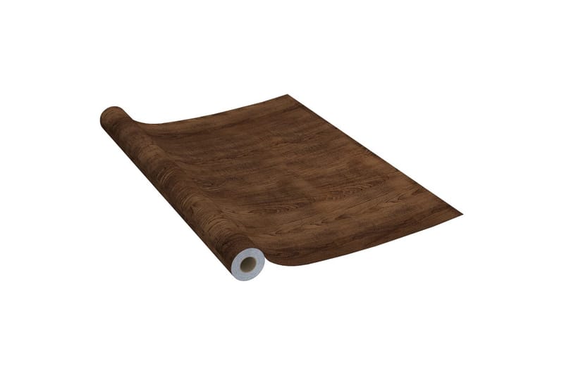 Dörrfolier 4 st mörk ek 210x90 cm PVC - Brun - Kakeldekor - Dekorplast