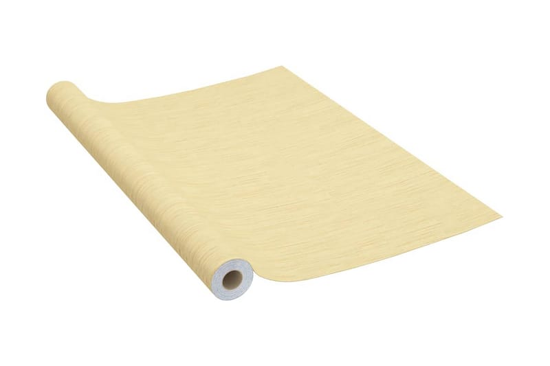 Dekorplast japansk ek 500x90 cm PVC - Beige/Ek - Fönsterfilm