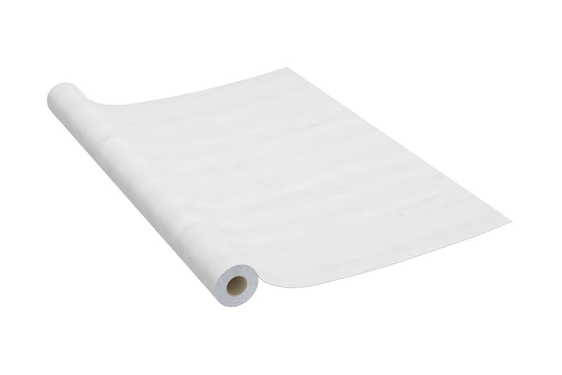 Dekorplast vitt trä 500x90 cm PVC - Vit/Trä - Fönsterfilm