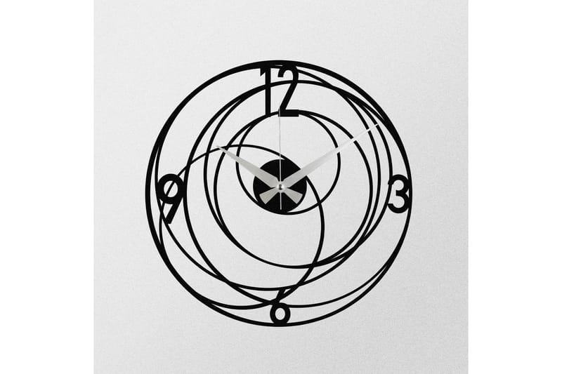 Achterdis Väggklocka Cirklar - Svart - Väggklocka & väggur