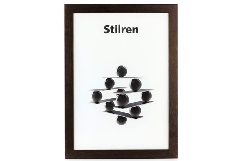 Stilren Fotoram 50x50 cm - Valnöt/Plexiglas - Fotoram - Poster ram