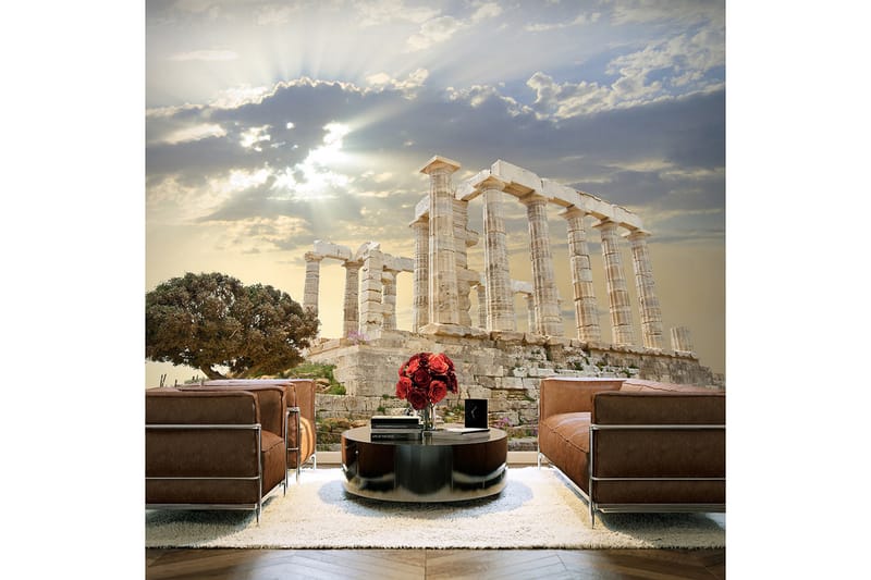 Fototapet Akropolis Grekland 200x154 - Artgeist sp. z o. o. - Inredning - Väggdekor - Tapet & tapettillbehör - Fototapet