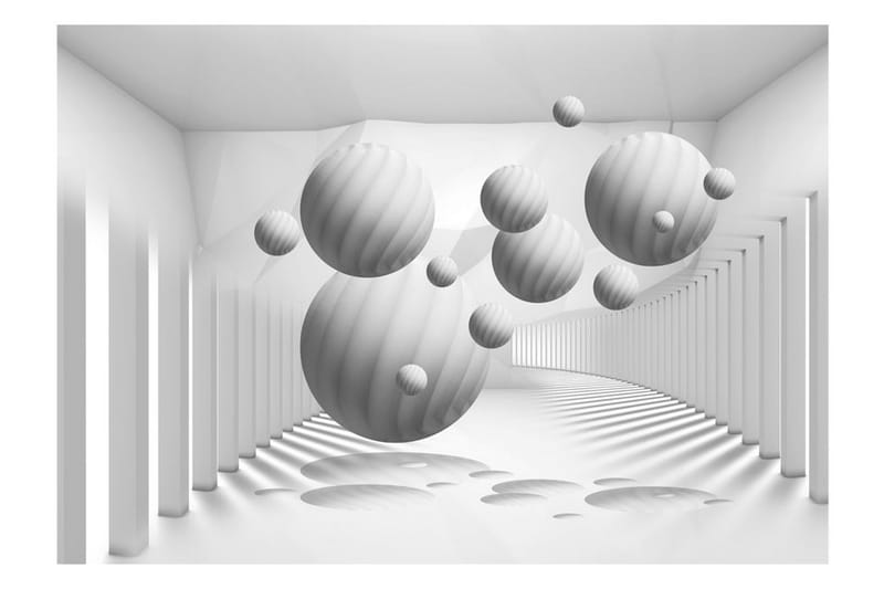 Fototapet Balls In White 300x210 - Artgeist sp. z o. o. - Fototapet