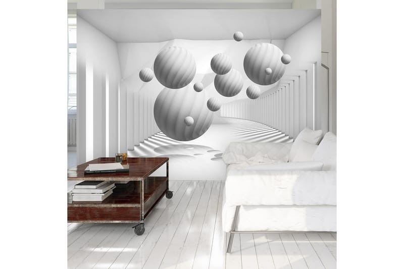 Fototapet Balls In White 300x210 - Artgeist sp. z o. o. - Fototapet