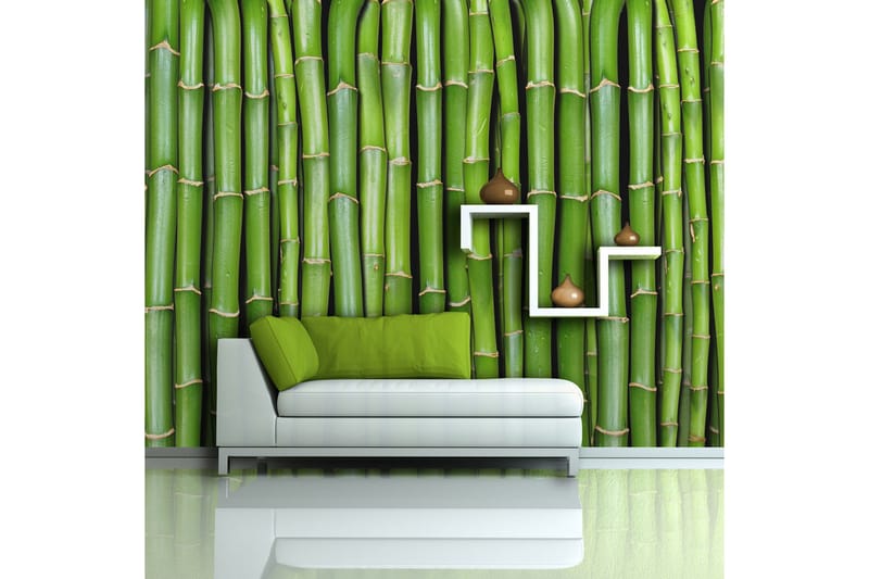 Fototapet Bamboo Wall 450x270 - Artgeist sp. z o. o. - Fototapet