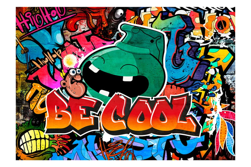 Fototapet Be Cool 150x105 - Artgeist sp. z o. o. - Inredning - Väggdekor - Tapet & tapettillbehör - Fototapet