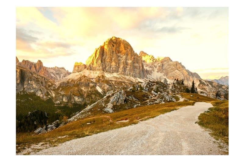 Fototapet Beautiful Dolomites 350x245 - Artgeist sp. z o. o. - Inredning - Väggdekor - Tapet & tapettillbehör - Fototapet