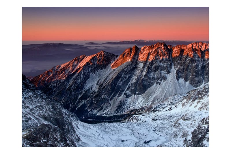 Fototapet Beautiful Sunrise In The Rocky Mountains 200x154 - Artgeist sp. z o. o. - Fototapet
