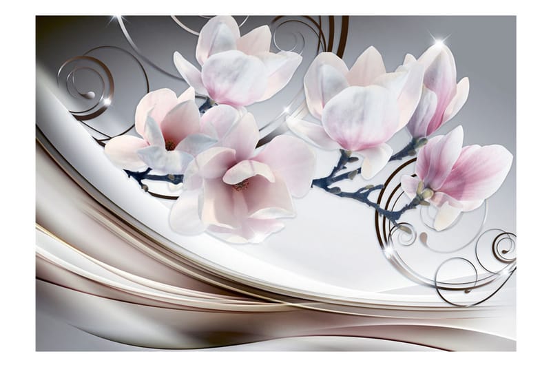 Fototapet Beauty Of Magnolia 250x175 - Artgeist sp. z o. o. - Inredning - Väggdekor - Tapet & tapettillbehör - Fototapet