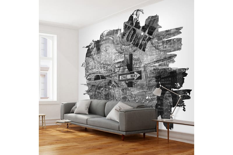 Fototapet Black-And-White New York Collage 250x193 - Artgeist sp. z o. o. - Fototapet