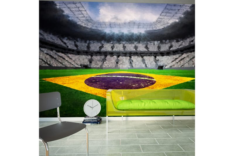 Fototapet Brazilian Stadium 150x105 - Artgeist sp. z o. o. - Inredning - Väggdekor - Tapet & tapettillbehör - Fototapet