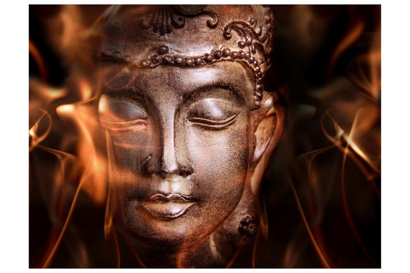 Fototapet Buddha Fire Of Meditation 250x193 - Artgeist sp. z o. o. - Inredning - Väggdekor - Tapet & tapettillbehör - Fototapet