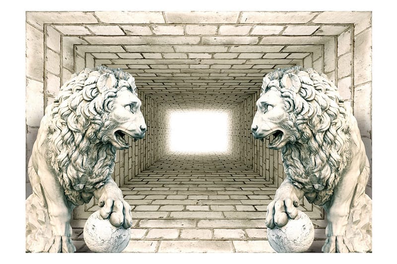 Fototapet Chamber Of Lions 150x105 - Artgeist sp. z o. o. - Fototapet
