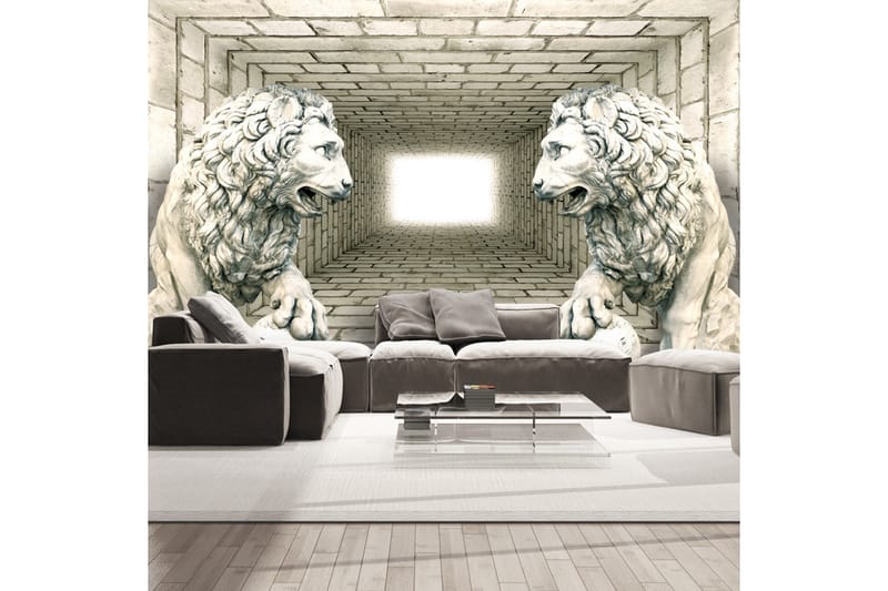 Fototapet Chamber Of Lions 150x105 - Artgeist sp. z o. o. - Fototapet