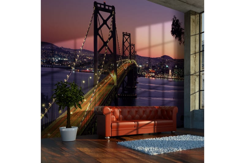 Fototapet Charming Evening In San Francisco 400x309 - Artgeist sp. z o. o. - Fototapet