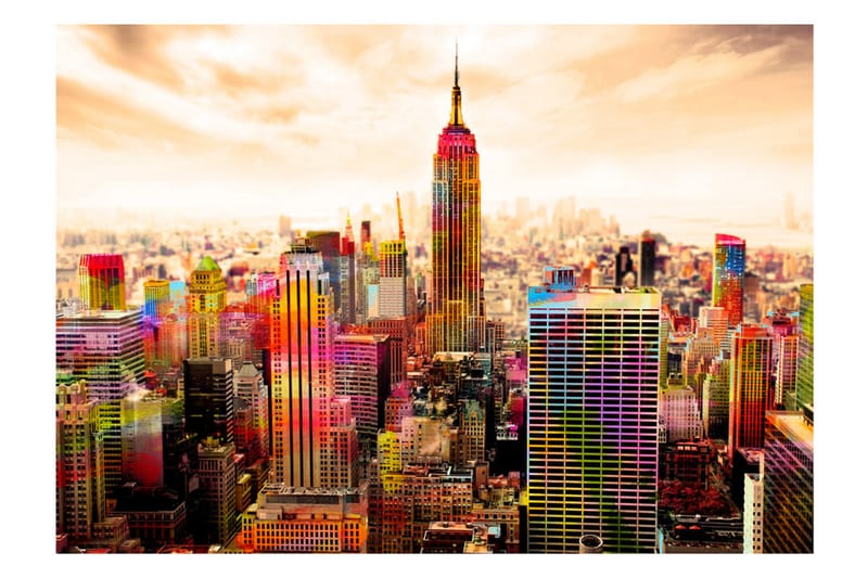 Fototapet Colors Of New York City III 150x105 - Artgeist sp. z o. o. - Fototapet