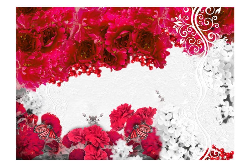 Fototapet Colors Of Spring Red 150x105 - Artgeist sp. z o. o. - Fototapet
