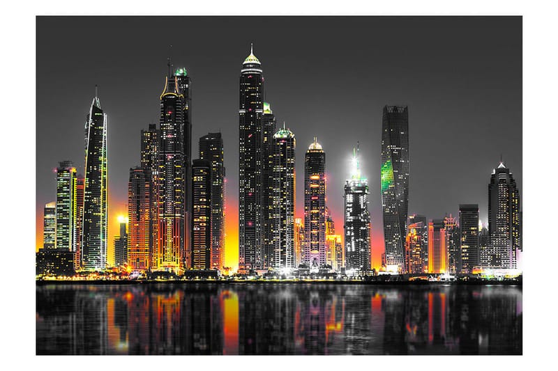 Fototapet Desert City Dubai 100x70 - Artgeist sp. z o. o. - Fototapet