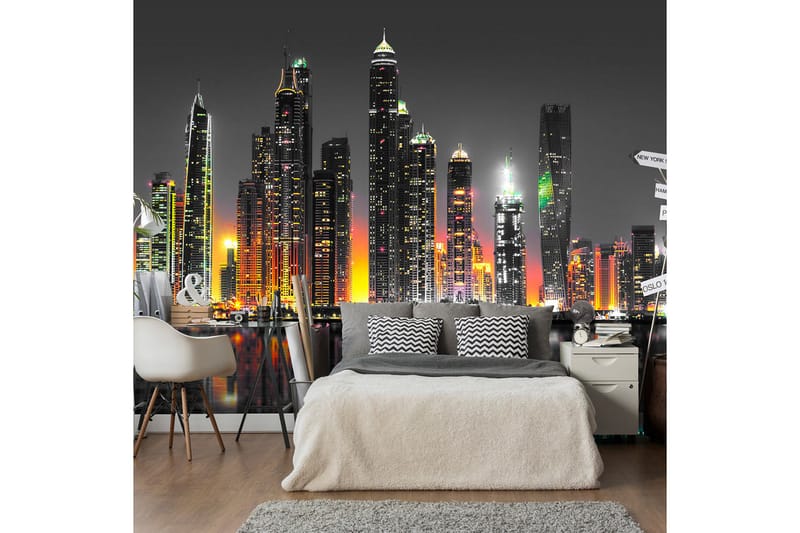 Fototapet Desert City Dubai 150x105 - Artgeist sp. z o. o. - Fototapet
