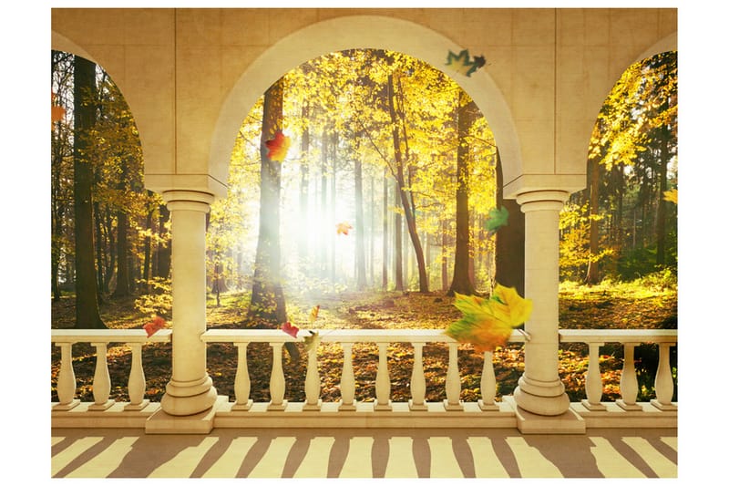 Fototapet Dream About Autumnal Forest 200x154 - Artgeist sp. z o. o. - Fototapet