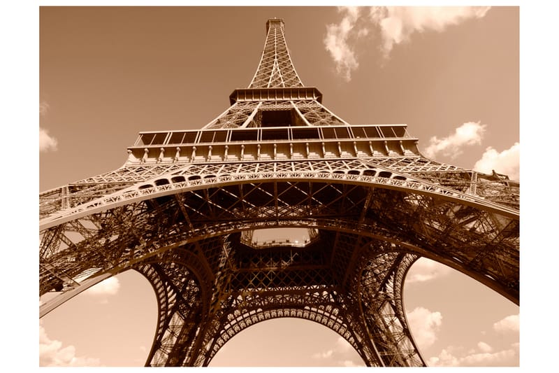 Fototapet Eiffeltornet Sepia 300x231 - Artgeist sp. z o. o. - Fototapet