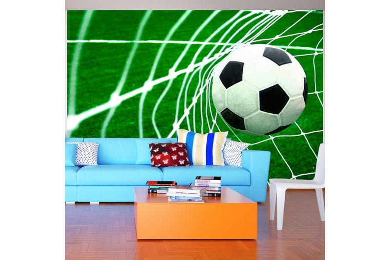 Fototapet Goal! 200x140 - Artgeist sp. z o. o. - Inredning - Väggdekor - Tapet & tapettillbehör - Fototapet